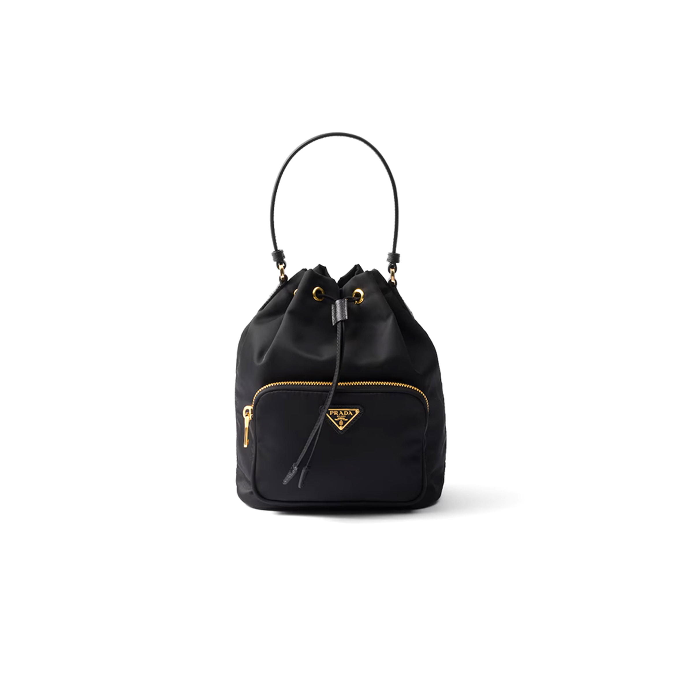 PRADA DUET RE-NYLON BUCKET BAG 1BH038 (22.5*17.5*12cm)
